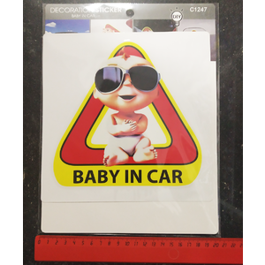Наклейки для автомобиля BABY IN CAR