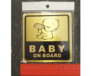 Наклейки для автомобиля BABY ON BOARD